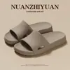 Pantuflas frescas de alta calidad para mujer, para casa en interiores, primavera y verano, pantuflas antideslizantes para baño y ducha, suela fina de EVA