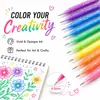 Set de Bolígrafos de Gel Acrílico de 36 Colores para Garabatear y Dibujar de Niños, Escritura y Toma de Notas de Estudiantes, y Bolígrafos para Diarios