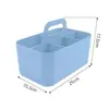 Caja de almacenamiento portátil de escritorio con múltiples compartimentos, multifuncional, apilable, para organizar cosméticos, papelería de oficina y herramientas