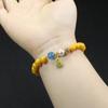 [Cadena de Suministro] Pulsera de Cinabrio Natural para Mujer Arena de Rejalgar Pulsera de 8 mm Regalo Nicho Joyería de Estudio