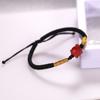 Pulsera de Nudo de Diamante productos semiacabados pulsera tejida para el año de nacimiento se pueden usar cuentas sin tejerla tú mismo pulsera de cuerda trenzada hecha a mano pulsera de cuerda roja