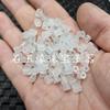 Hielo Agujero Grande Lutong Jade Perlas Sueltas Roca de Cuarzo Jade Columna Recta Medio Tubo Perlas de Barril Accesorios para Joyería Perlas Hechas a Mano