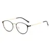 Nueva tendencia gafas retro anti-luz azul para hombre marco de gafas de metal de moda marco de gafas simple para miopía comercio exterior Wholesale