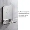 Porta-cuchillas de acero inoxidable para baño transfronterizo, Gancho adhesivo sin taladro, Estante de pared para maquinillas de afeitar para baño
