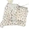 Pijama lindo de dibujos animados coreanos para mujer, nuevo modelo Otoño e Invierno 2026, de manga larga y pantalón largo, cómodo y se puede usar fuera