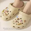Patrón m Bean Zuecos Lindos Zapato Hebilla Accesorios Pantuflas Zapato Flor DIY Accesorios Decorativos Desmontables Creativo