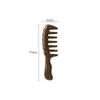 Pente Espesso de Dentes Largos Pente Massageador para Mulheres com Cabelos Longos e Cacheados Cabeça do Pente Massageador Pente Meridianos Dentes Largos Dentes Espessos Cabelo Pronto