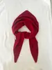 Bufanda cruzada gruesa de lana pura hecha a medida, bufanda triangular extragrande, nuevo calentador de cuello de punto cálido de color sólido para mujer, versátil