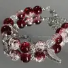 2026 Novo Modelo Pulseira de Lótus de Jade Branco Joias de Cristal Nicho Alto Padrão Luxo Leve Exquisito Estilo Fada Pulseira