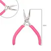 Alicate de bico fino rosa AliExpress alicate de joias alicate de bico redondo multifuncional ferramenta de enrolamento de contas alicate de mão faça você mesmo