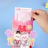 Bolsa de sobre rojo de boda 3D de dibujos animados Estilo modificado 2026 Sobre de regalo Paquete rojo para recuerdos de boda y regalos de agradecimiento