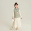 Liquidación Especial Chaleco Nuevo Estilo Chino Nacional para Niñas Chaleco Acolchado Caliente de Invierno para Niños con Botones Cheongsam