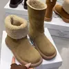 Botas Martin de Invierno 2026 Nuevas y Cálidas con Forro de Felpa para Mujer, Planas, Modernas, de Doble Uso, Botas Cortas del Noreste, Botas de Nieve hasta Media Pantorrilla para Mujer