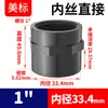 Rongsheng UPVC Padrão Americano Rosca Interna Direta Rosca Interna Sch80 Padrão Britânico Rosca ANSI Conector Rosqueado Acessórios para Tubos de PVC