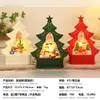 Lanternas de Natal de Quatro Cantos Mais Vendidas Transfronteiriças com Padrões Personalizáveis, Luzes Decorativas de Atmosfera Natalina, Velas Portáteis
