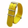 Pulseira de relógio de nylon de cor sólida da OTAN 18 20 22mm Pulseira de relógio Acessórios de corrente de relógio tecida em lona de cor integrada