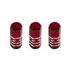 Tapones de Válvula para Neumáticos de Coche, un Juego de 4 Válvulas de Coche Coloridas de Aleación de Aluminio, Válvulas de Coche