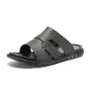 Pantuflas para Hombre Transfronterizas Talla Grande Suela Suave Antideslizantes para Uso Exterior Sandalias Casuales para Hombre Pantuflas de Playa para Exterior