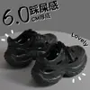 Zapatos de Agujeros para Exteriores para Mujer Verano 2025 Nuevas Zapatillas Deportivas de Suela Gruesa Elevada Antideslizantes para Vadear Zapatos de Agujeros Ropa Exterior para Mujer