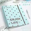 Carpeta de Anillas Anuales de Cuatro Estaciones Bolsa para Archivos Carpeta Transparente con Inserto Bolsa de Almacenamiento Estilo Americano Fina y Crujiente Carpeta de Almacenamiento