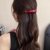Corea del Sur Simple Elegante Cola de Caballo Alta Horquilla Torcida Cabello Parte Posterior de la Cabeza Cabello Alto Sentido Pinza de Tiburón Clip Banana Tocado