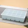 Rejilla de silicona para hielo de 15 compartimentos transfronteriza Molde de cubitos de hielo rojo se puede personalizar rejilla de hielo de cocina fácil de desprender en la rejilla de hielo