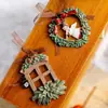 Nuevo Colgante de Resina Pintado a Mano Estilo Europeo Navideño Tren Pequeño Tridimensional Retro Calcetines Adorno de Árbol de Navidad Decoración de Atmósfera