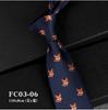 Corbata Jacquard de Animales de Dibujos Animados Estilo Retro Hong Kong Verde Oscuro Borgoña Camisa Floral Dibujada a Mano Casual Versátil Tendencia Ins para Hombre