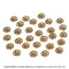 Antigua aleación de oro hueco soporte de flor espaciador capuchón de cuenta capuchón de cuenta antiguo DIY paso agitar horquilla corona accesorios