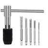 Llave de macho tipo T transfronteriza 3 mm-6 mm 12*60 Llave destornillador de roscado manual Juego de roscado