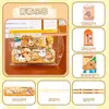 Conjunto de material escolar infantil para alunos do ensino fundamental e médio, material escolar de recompensa para aprendizado, conjunto de presente no atacado, conjunto de presente criativo