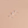 Accesorios de Base para Aretes Planos de Plata Pura S925 Pines para Aretes de Cabeza Plana Base Vacía de Perla, Cera de Abeja, Turquesa Hecha a Mano para DIY