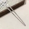 Grampo de Cabelo em U com Contas Redondas Simples para Mulheres 2026 Novo Estilo Ferramenta de Penteado para Coque de Alta Qualidade Novo Estilo Chinês Grampo de Cabelo Acessório de Cabelo