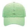 Gorra de Béisbol Lavada de Algodón Puro Transfronteriza, Parte Superior Suave, Color Sólido, Estilo Vintage, Gorra de Protección Solar, Venta al por Mayor, Logo Bordado