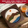 Posavasos de Esmalte Cloisonné Materiales Hechos a Mano para DIY Base Electrónica de Cloisonné Artesanía Tradicional Obras de Arte Tarea Regalo para Team Building