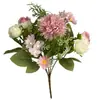 Flor de Hortensia al por Mayor Ramo Pequeño Flor Margarita Venta Caliente Ramo de Mano para Boda Flor Artificial Comercio Exterior Transfronterizo Diente de León Planta Verde
