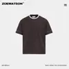 Camiseta de Manga Corta con Cuello Redondo y Tacto Frío de Lyocell Estilo Americano Transfronteriza para Hombre Zoewatson Diseño Verano 2026