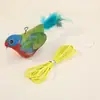 Juguete divertido para gatos Juguete de simulación de pájaro con sonido de pájaro para mascotas, colgante para aliviar el aburrimiento, artefacto de auto-entretenimiento, resistente a arañazos y mordeduras, suministros para mascotas