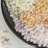 Cuentas de arroz coloridas galvanizadas 4mm cuentas de vidrio de súper alta calidad accesorios DIY hechos a mano cuentas sueltas cuentas al por mayor