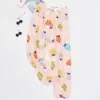 Calças de pijama de seda de algodão Calças Shrink Femininas Verão Novo Tamanho Grande Soltas Grávidas Calças Externas com Lanterna de Bolso Shrink Calças