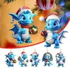 Colgante de Decoración Navideña de Amazon Transfronterizo Dinosaurio Navideño Bebé Colgante