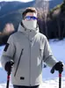 Jaqueta Outdoor de Grande Nome 2025 Três-Em-Um Destacável Ciclismo Viagem Impermeável Jaqueta Masculina e Feminina Forrada com Lã