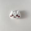 Broche de boneca de pelúcia dos desenhos animados Coelho Gatinho Urso Sapo Acessórios de alça de pulso Boneca Bolsa Chaveiro Pingente