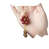 Cadena para Teléfono de Cuentas de Incienso Natural Tendencia en Tiktok y Xiaohongshu, Joyería con Colgante de Incienso Herbal Chino Hecho a Mano Tradicional