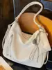 Mochila Grande Capacidade Nova Primavera 2026 Transfronteiriça, Bolsa de Ombro Tendência de Alto Estilo, Bolsa Tote Relaxada e Chique