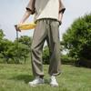 Pantalones Casuales IZEXX Marca de Moda Verano Sensación de Hielo Transpirables Sensación Avanzada Exteriores Secado Rápido Yamamoto Plisados en el Tobillo Acortados