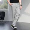 Pantalones Casuales de Pierna Recta para Hombre, Color Sólido, Caída Suave, Ajuste Delgado, Nuevos de Verano, Resistentes a las Arrugas, Fácil Cuidado, para Viajes de Negocios