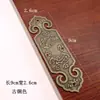 Antigüedad China Latón Puro Protectores de Esquina de Barra Recta Caja de Joyería Gabinete de Madera de Alcanfor Soportes de Esquina Decorativos de Cobre Protectores de Esquina Flores de Esquina