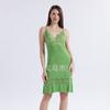 Camisón de encaje patchwork de rayón modal para mujer, nuevo para Primavera/Verano 2026, para comercio exterior