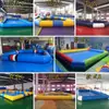 Piscina Inflable Grande para Exteriores Molde de Aire Parque Acuático Infantil Tobogán Piscina Pozo de Arena Actividades Móviles
